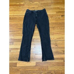 Abercrombie & Fitch Womens Skinny High Rise Jeans Size 16 Black Curve Love Denim